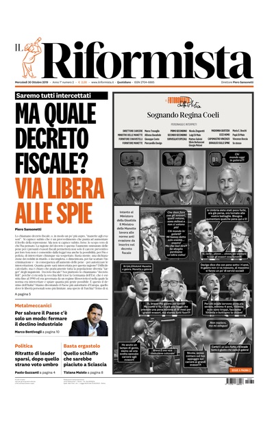 mercoledì 30 ottobre 2019
