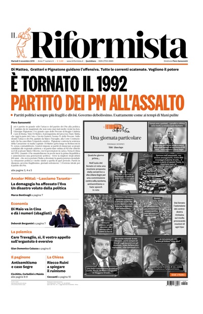 martedì 5 novembre 2019