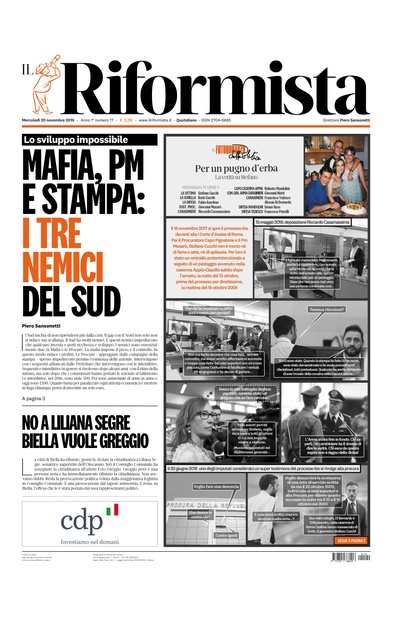 mercoledì 20 novembre 2019