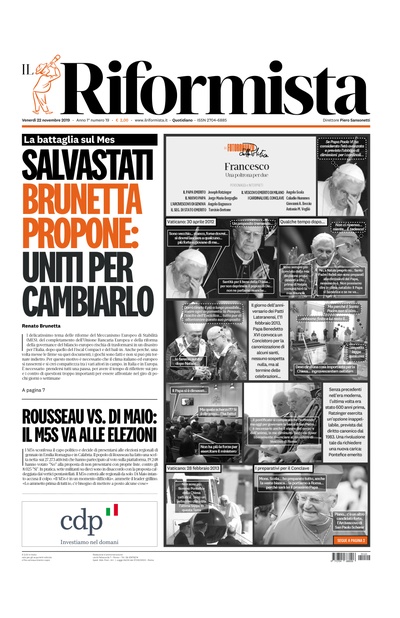 venerdì 22 novembre 2019