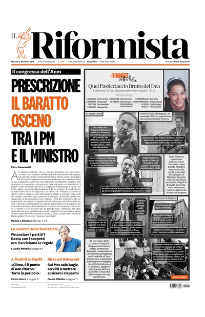 martedì 3 dicembre 2019