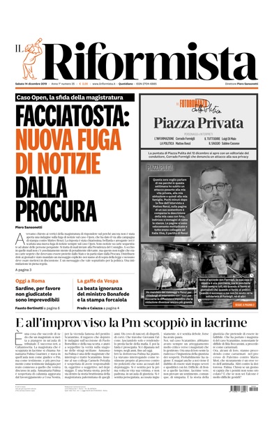 sabato 14 dicembre 2019