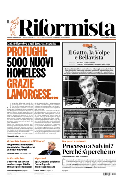 sabato 21 dicembre 2019