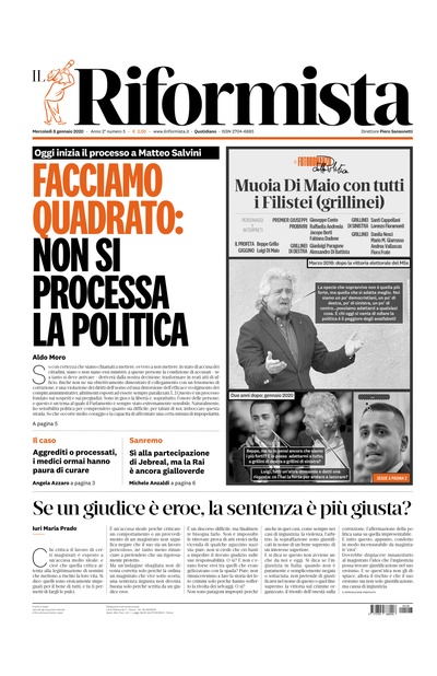 mercoledì 8 gennaio 2020
