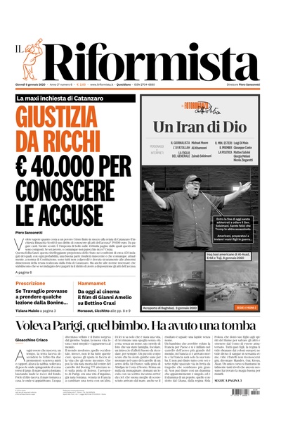 giovedì 9 gennaio 2020