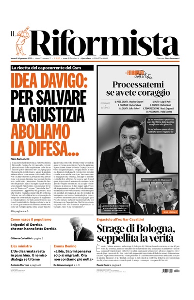 venerdì 10 gennaio 2020