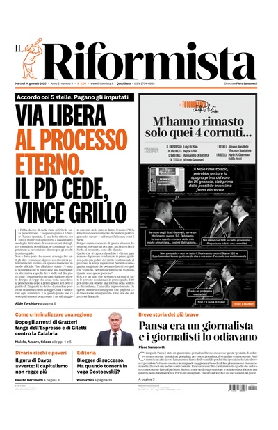martedì 14 gennaio 2020