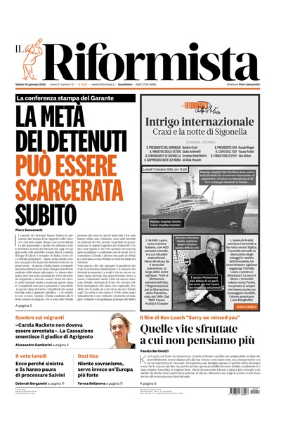 sabato 18 gennaio 2020