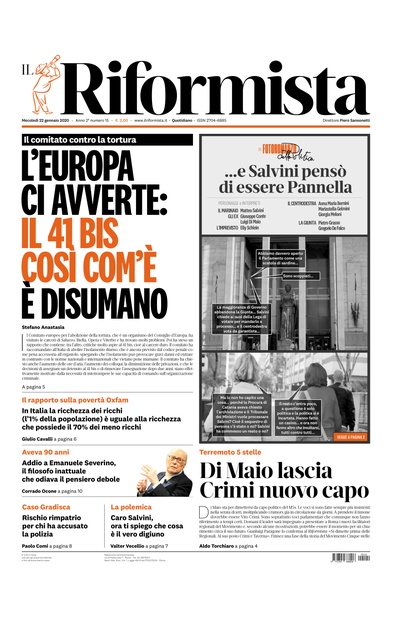 mercoledì 22 gennaio 2020