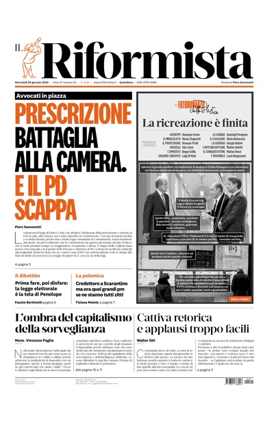 mercoledì 29 gennaio 2020