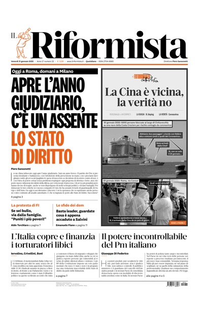 venerdì 31 gennaio 2020
