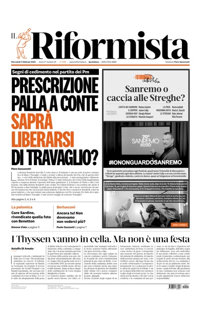 mercoledì 5 febbraio 2020