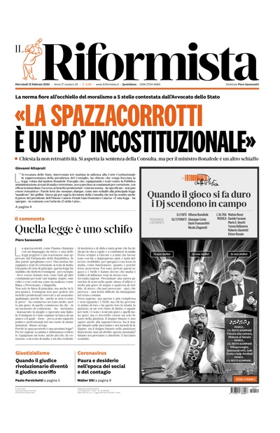 mercoledì 12 febbraio 2020