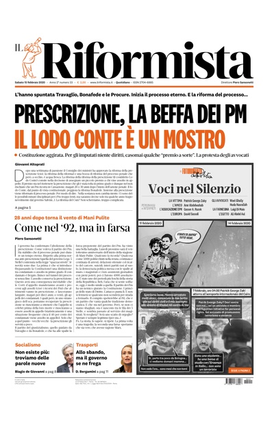 sabato 15 febbraio 2020