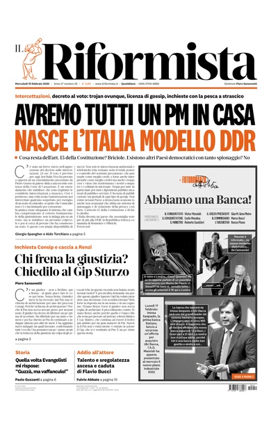 mercoledì 19 febbraio 2020
