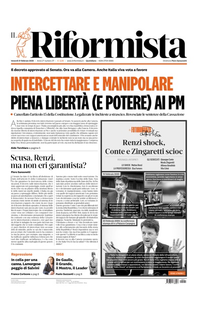 venerdì 21 febbraio 2020