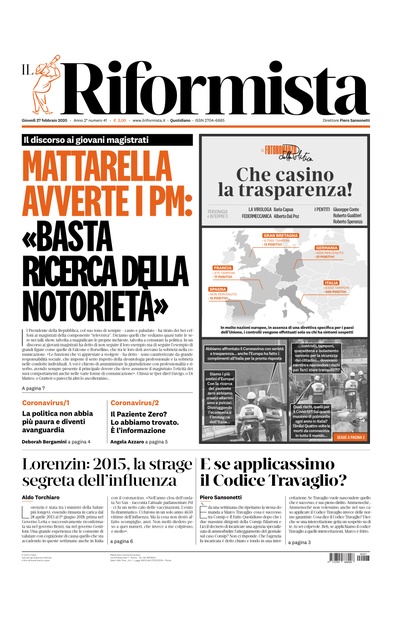 giovedì 27 febbraio 2020