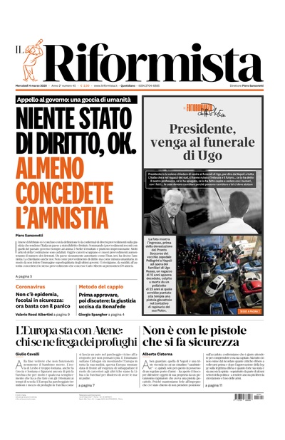 mercoledì 4 marzo 2020