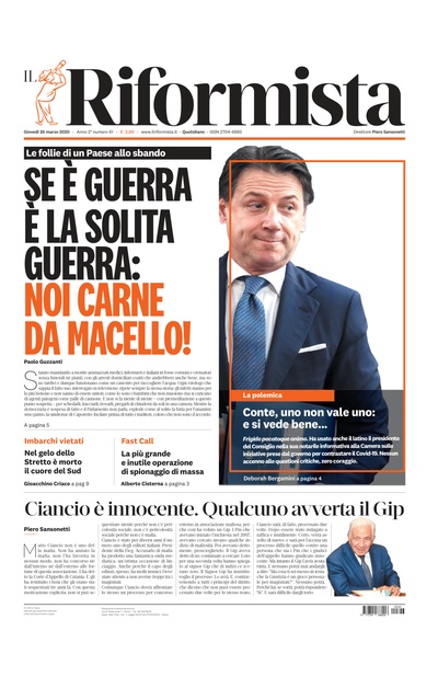 giovedì 26 marzo 2020
