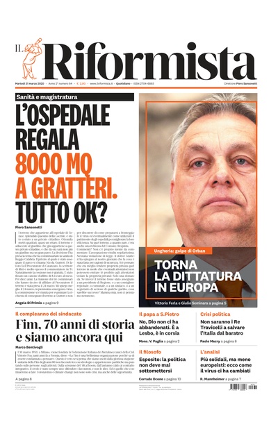 martedì 31 marzo 2020