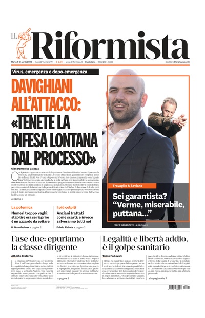 martedì 21 aprile 2020
