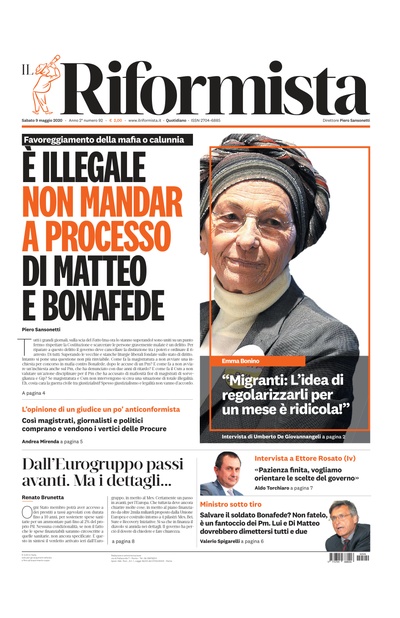 sabato 9 maggio 2020