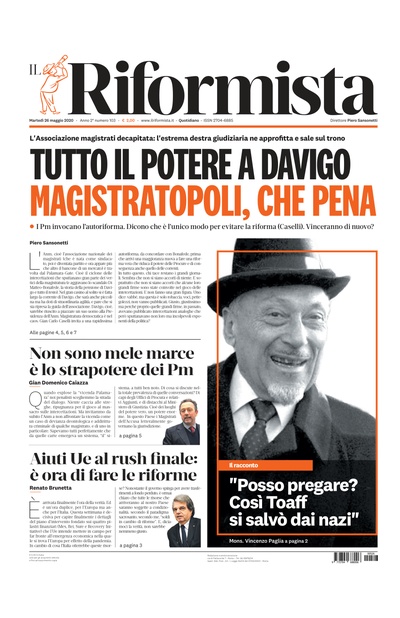 martedì 26 maggio 2020