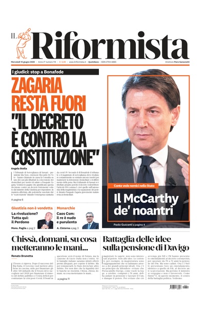 mercoledì 10 giugno 2020