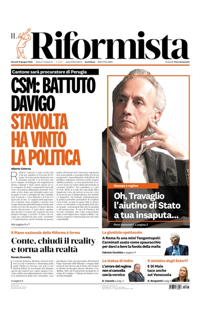 giovedì 18 giugno 2020