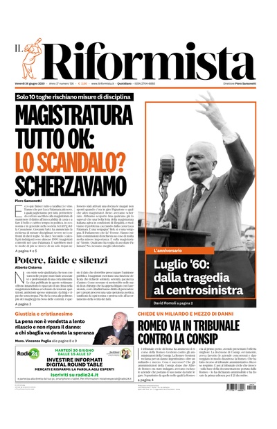 venerdì 26 giugno 2020