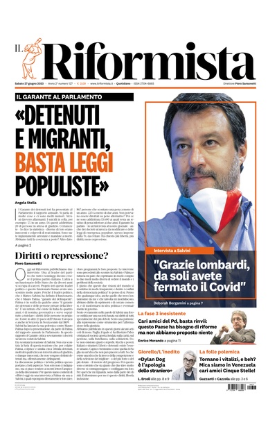 sabato 27 giugno 2020