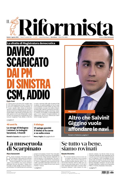 sabato 1 agosto 2020
