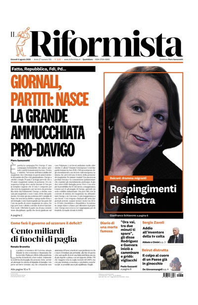 giovedì 6 agosto 2020