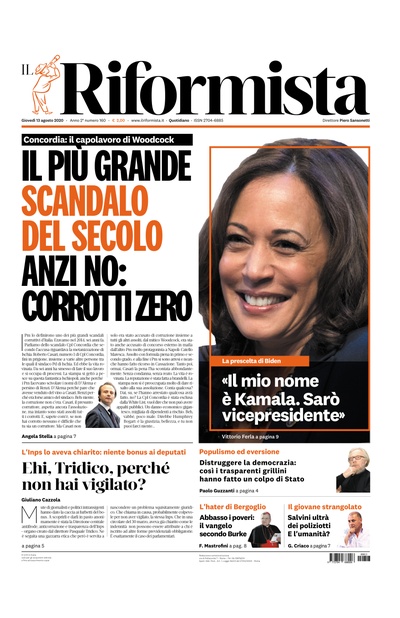 giovedì 13 agosto 2020