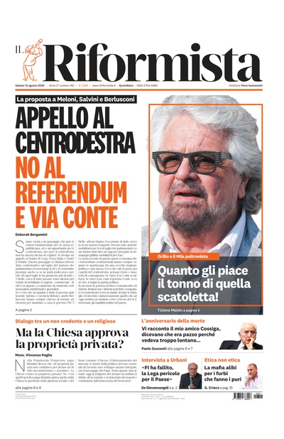 sabato 15 agosto 2020
