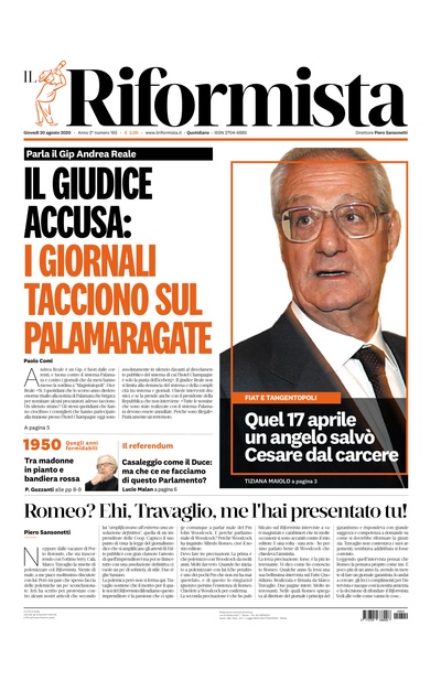 giovedì 20 agosto 2020