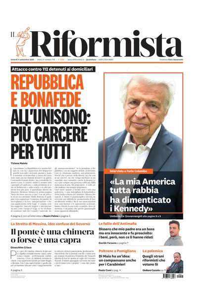 venerdì 4 settembre 2020