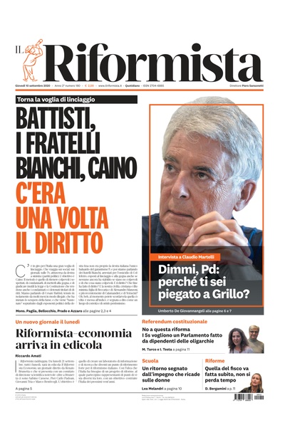 giovedì 10 settembre 2020