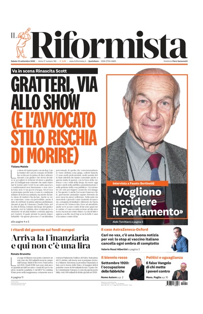 sabato 12 settembre 2020