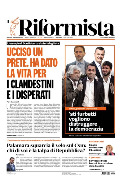 mercoledì 16 settembre 2020