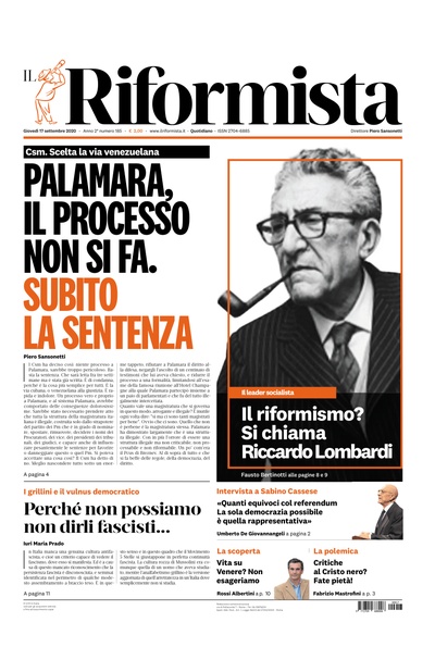 giovedì 17 settembre 2020