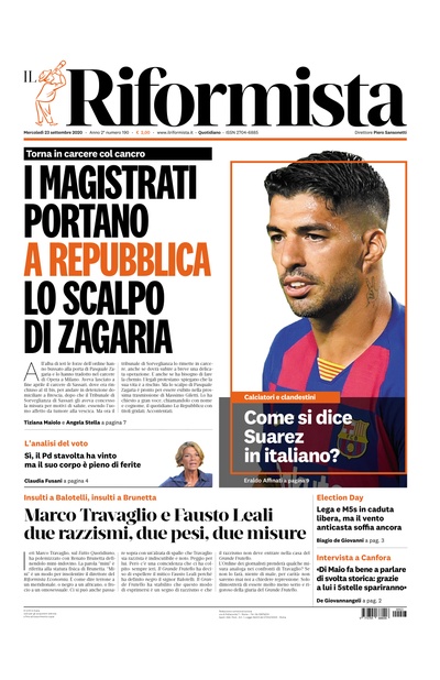 mercoledì 23 settembre 2020