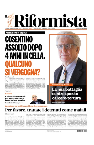 mercoledì 30 settembre 2020