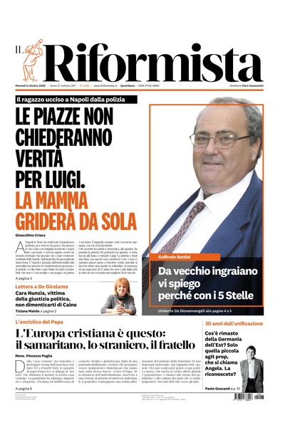 martedì 6 ottobre 2020