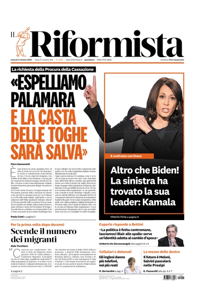 venerdì 9 ottobre 2020