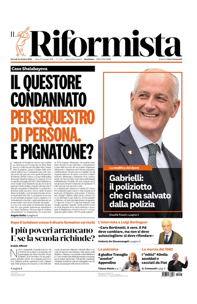 giovedì 15 ottobre 2020