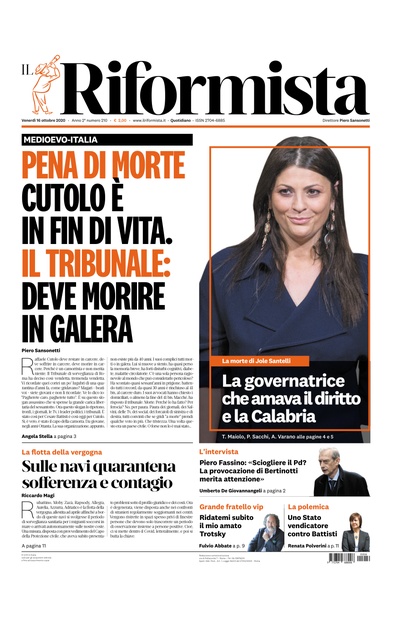 venerdì 16 ottobre 2020
