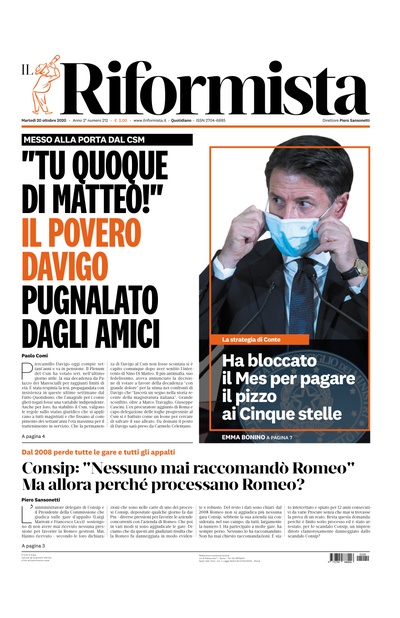 martedì 20 ottobre 2020
