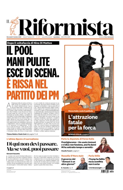 mercoledì 21 ottobre 2020