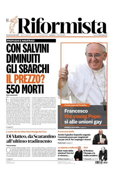 giovedì 22 ottobre 2020